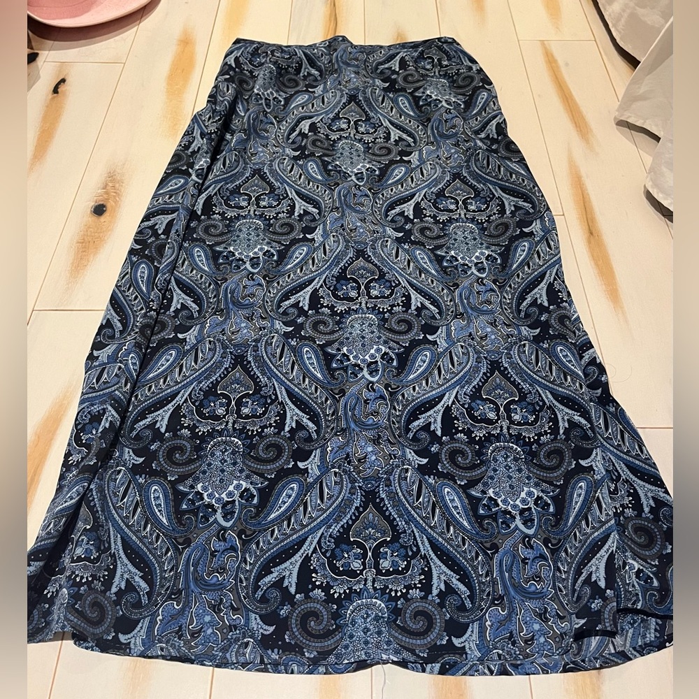 Gloria Vanderbilt Y2K maxi skirt